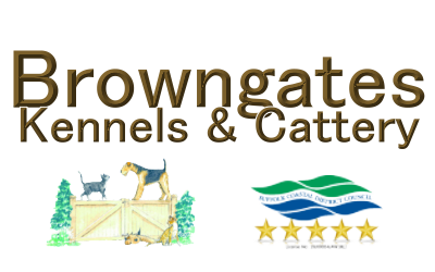 Browngates Kennels & Cattery in Suffolk, close to Ipswich, Woodbridge & Stowmarket. 5 Star rated by Suffolk Coastal District Council